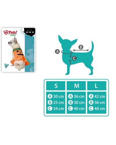 Pumpkin Costume for Dogs | Size S | Halloween Costume for Pets | Autumn Fun
